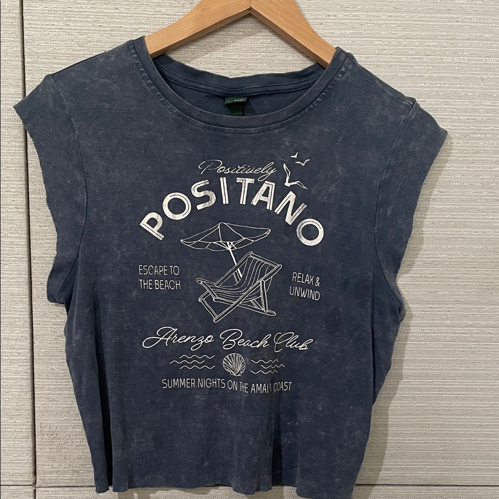 Wild Fable Denim Blue Tee